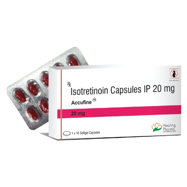 Accufine 20 mg (Isotretinoin) Capsules