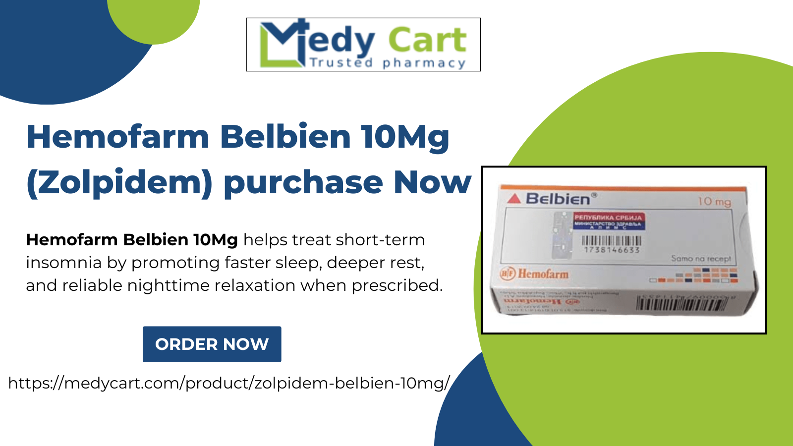 Buy Hemofarm Belbien 10Mg Online – Your Simple Path to Better Sleep